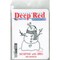 Deep Red Stamps Snowman with Birds Rubber Cling Stamp 2 x 2 inches